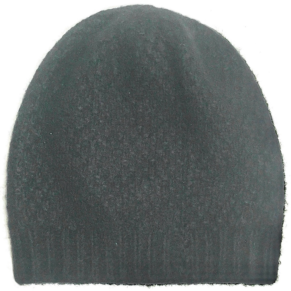 Hania By Anya Cole 100% Cashmere Knit Hat Stocking Cap Textured Ski Beanie Black
